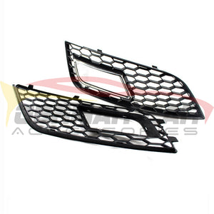2013-2016 Audi Rs4 Style Fog Light Grilles | B8.5 A4/S4 Front