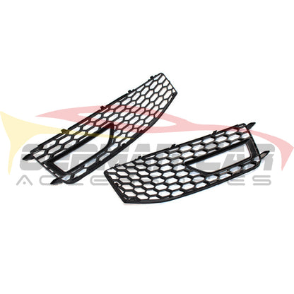 2013-2016 Audi Rs4 Style Fog Light Grilles | B8.5 A4/S4 Front