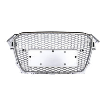 Load image into Gallery viewer, 2013-2016 Audi Rs4 Style Honeycomb Grille | B8.5 A4/S4 Chrome Silver Frame Mesh
