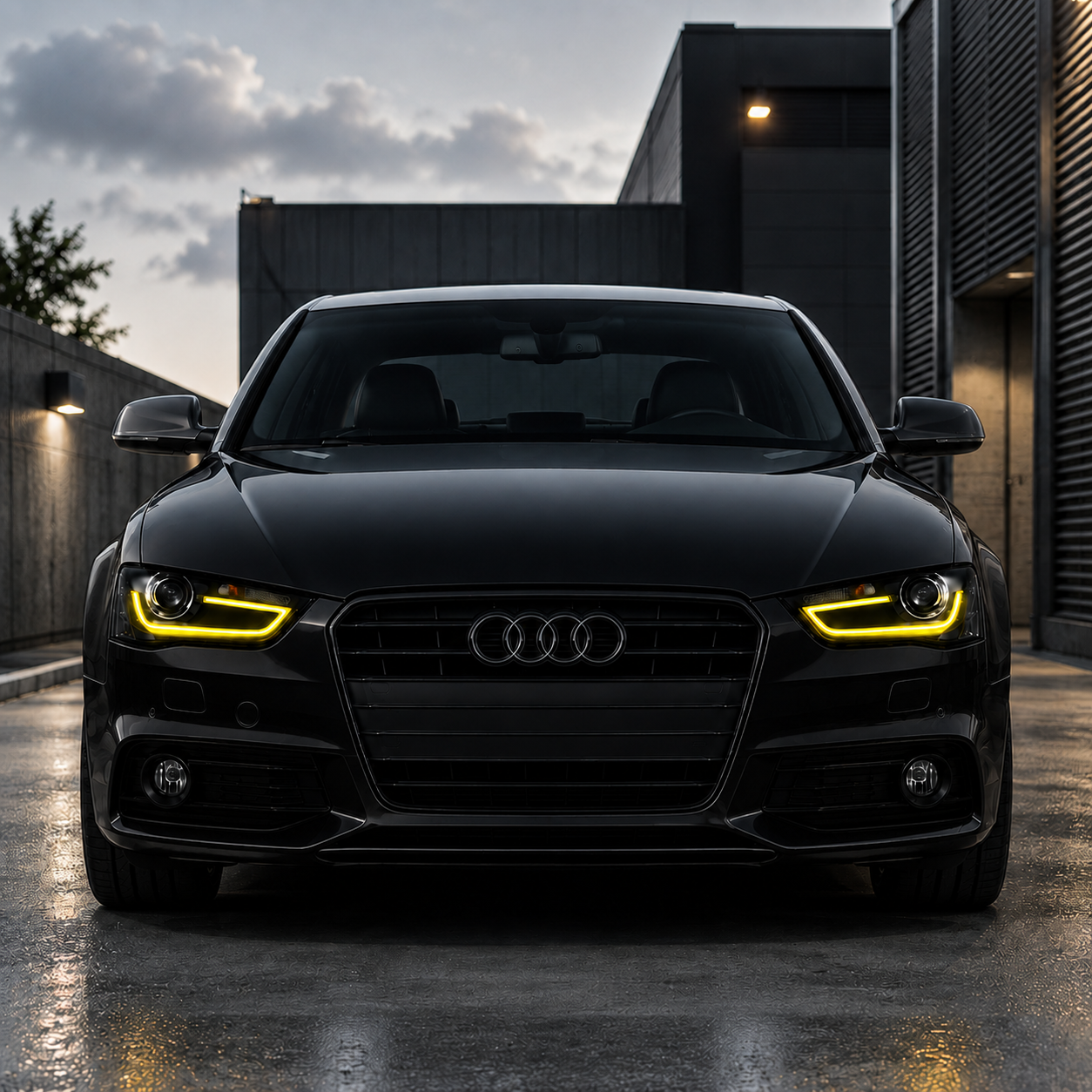 2013-2016 Audi A4/S4/RS4 CSL Style Headlights Yellow DRL Modules | B8.5