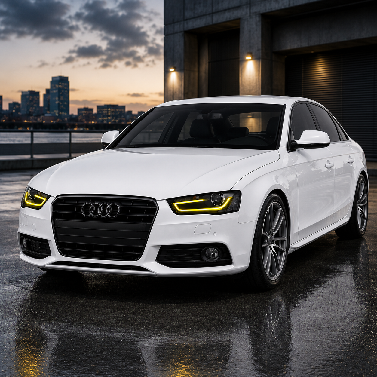 2013-2016 Audi A4/S4/RS4 CSL Style Headlights Yellow DRL Modules | B8.5