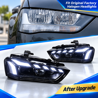 2013-2016 Audi A4/S4 RS5 Style LED Headlights | B8.5