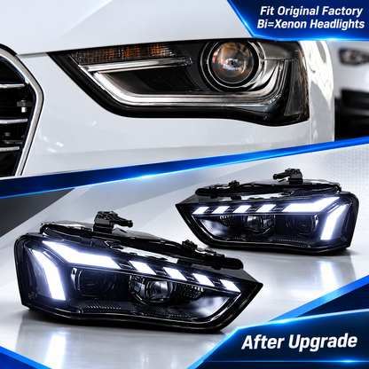 2013-2016 Audi A4/S4 RS5 Style LED Headlights | B8.5