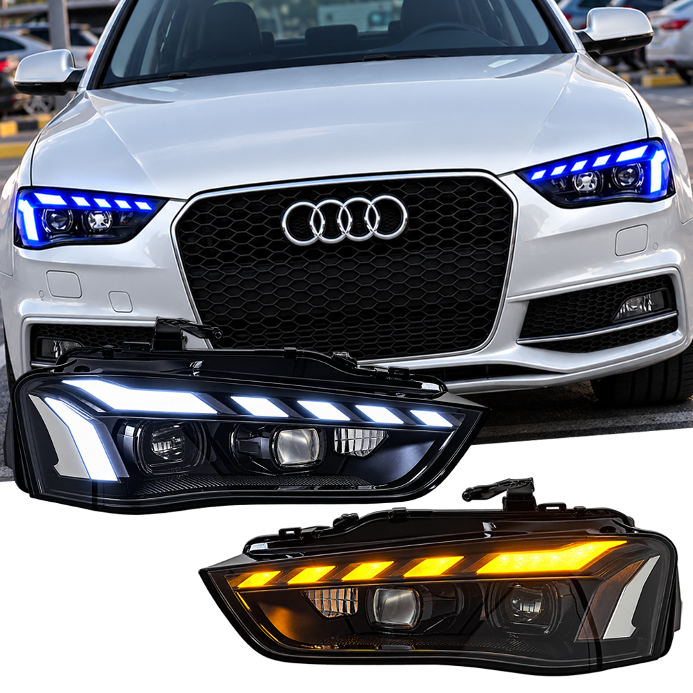 2013-2016 Audi A4/S4 RS5 Style LED Headlights | B8.5