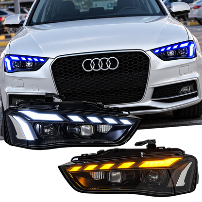2013-2016 Audi A4/S4 RS5 Style LED Headlights | B8.5