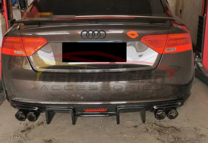 2013-2017 Audi A5 Carbon Fiber Diffuser with LED Brake Light | B8.5 A5 Rear Diffusers