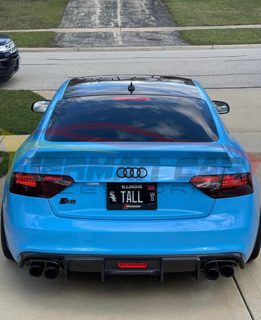 2013-2017 Audi A5/s5 Carbon Fiber Diffuser With Led Brake Light | B8.5