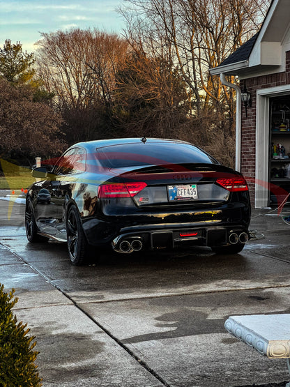 2013-2017 Audi A5/S5 Carbon Fiber Diffuser With Led Brake Light | B8.5 Rear Diffusers