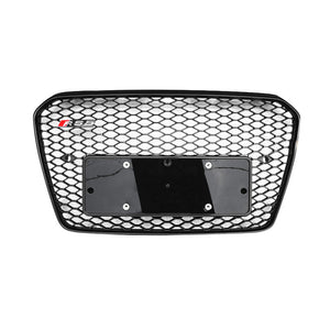 2013-2017 Audi Rs5 Honeycomb Grille | B8.5 A5/s5 Black Frame Net All Mesh No Emblem /