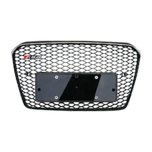 Load image into Gallery viewer, 2013-2017 Audi Rs5 Honeycomb Grille | B8.5 A5/s5 Chrome Silver Frame Black Net All Mesh No Emblem /
