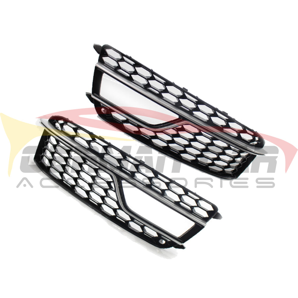 2013-2017 Audi Rs5 Style Fog Light Grilles | B8.5 A5/S5 Front