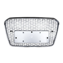 Load image into Gallery viewer, 2013-2017 Audi Rs5 Style Honeycomb Grille | B8.5 A5/S5 Chrome Silver Frame Mesh Front Grilles
