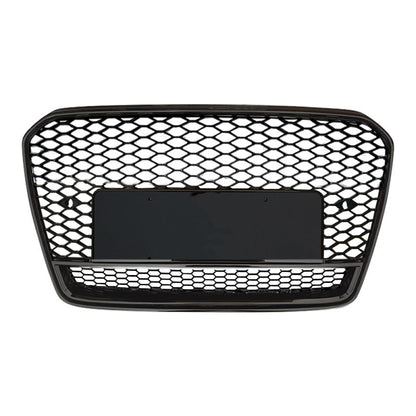 2013-2017 Audi Rs5 Style Honeycomb Grille With Lower Mesh | B8.5 A5/S5 Black Frame Front Grilles