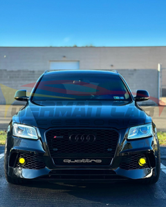 2013-2017 Audi Rsq5 Honeycomb Grille With Quattro In Lower Mesh | B8.5 Q5/Sq5 Front Grilles