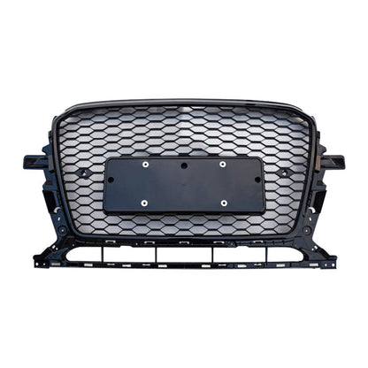 2013-2017 Audi Rsq5 Style Honeycomb Grille | B8.5 Q5/Sq5 Black Frame Mesh / Yes Front Camera Grilles