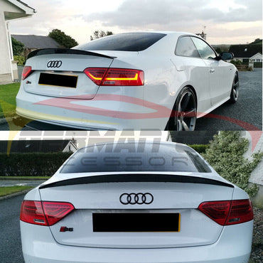 2013-2017 Audi S5 Ducktail Carbon Fiber Trunk Spoiler | B8.5 S5 Rear Trunk Spoilers