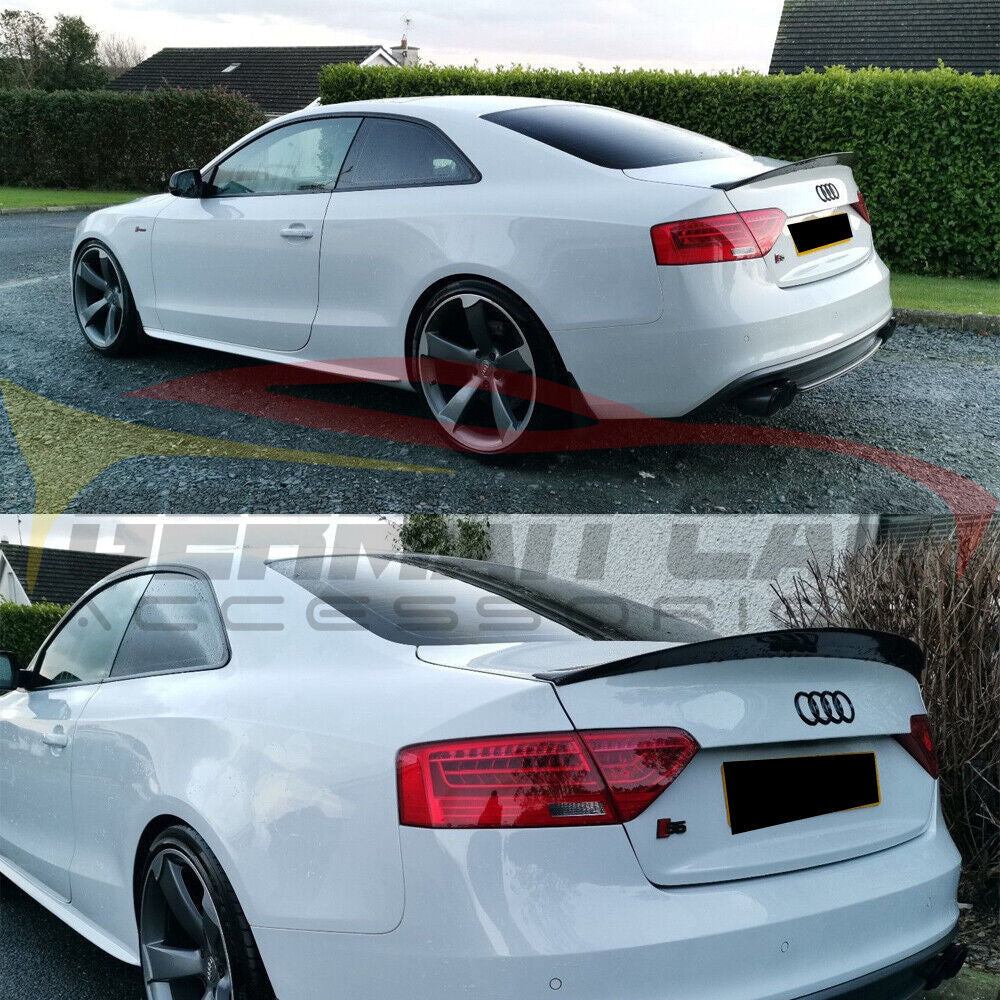 2013-2017 Audi S5 Ducktail Carbon Fiber Trunk Spoiler | B8.5 S5 Rear Trunk Spoilers