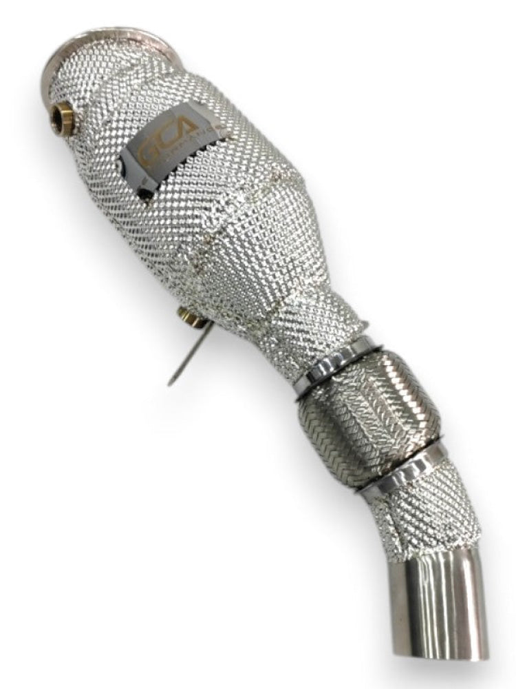 2013-2017 BMW 2-Series Downpipe | F22/F23 Yes Heat Shield / Racing Downpipe (No Cat) Downpipes