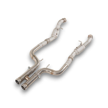 2013-2017 Mercedes S600 Downpipes | W222 Yes Heat Shield / Racing Downpipe (No Cat) Downpipes