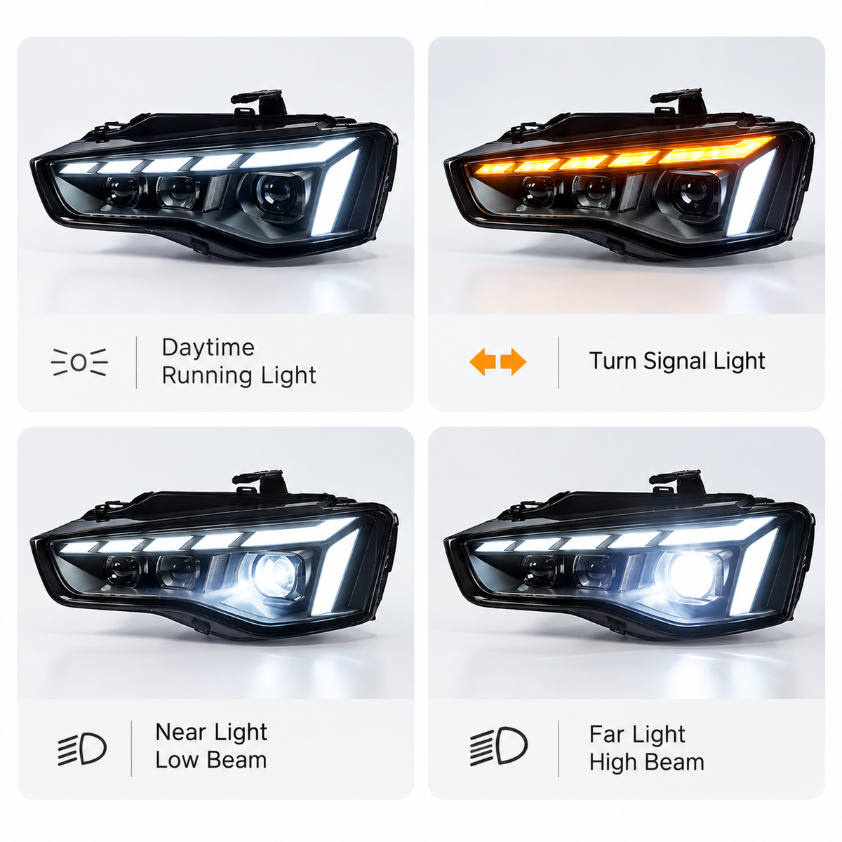 2013-2017 Audi A5/S5/RS5 Matrix Style LED Headlights | B8.5