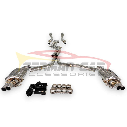 2013-2018 Audi Rs6/Rs7 Valved Sport Exhaust System | C7/C7.5 Stainless Steel / Chrome Tips
