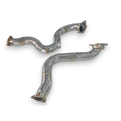 2012-2018 Audi S6/S7 Front Race Pipes | C7/C7.5 No Heat Shield / Racing Downpipe (No Cat)
