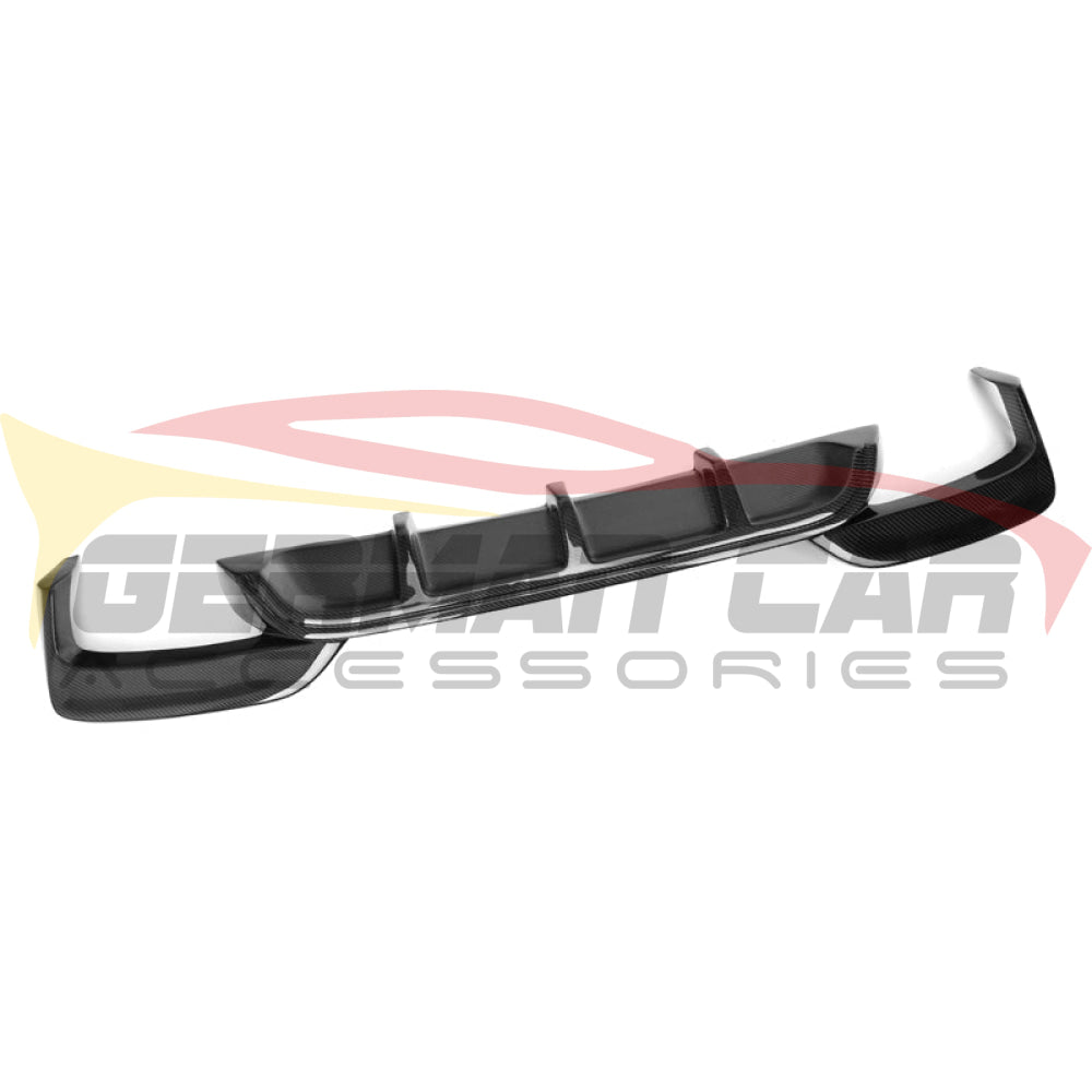 2013-2018 Bmw 6-Series/m6 Carbon Fiber Ak Style Rear Diffuser | F06/f12/f13