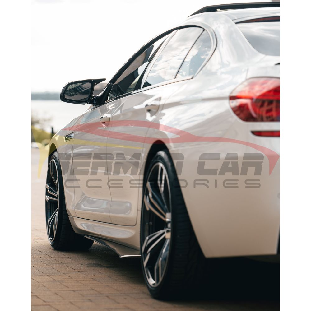 2013-2018 BMW 6-Series/M6 Carbon Fiber V Style Side Skirts | F06/F12/F13 Side Skirts