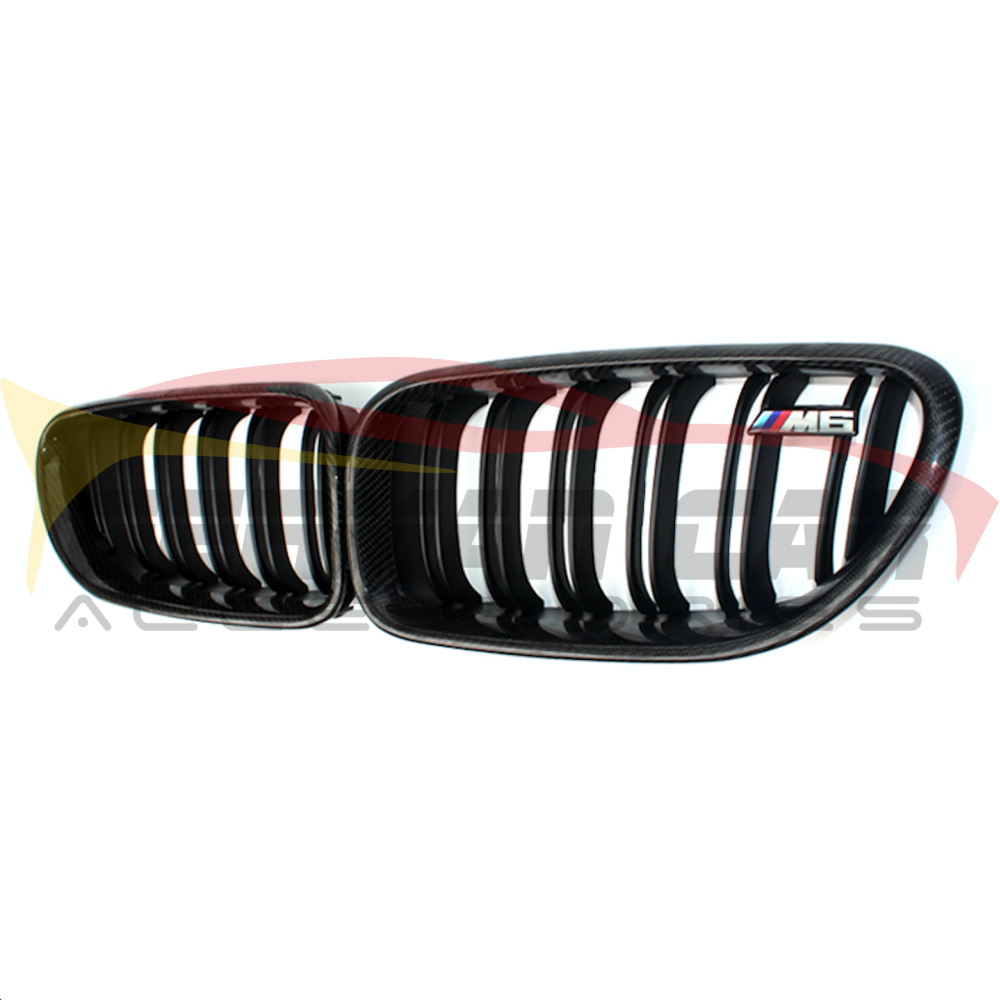 2013-2018 Bmw 6-Series/m6 Kidney Grilles | F06/f12/f13 Carbon Fiber