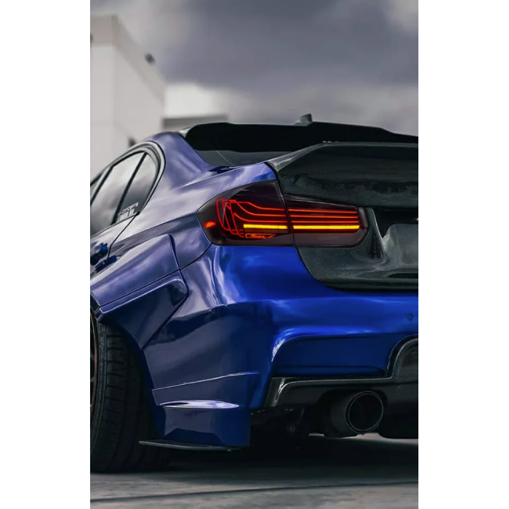 2013-2018 Bmw M3/3-Series Csl Style Laser Taillights | F80/F30 Smoked