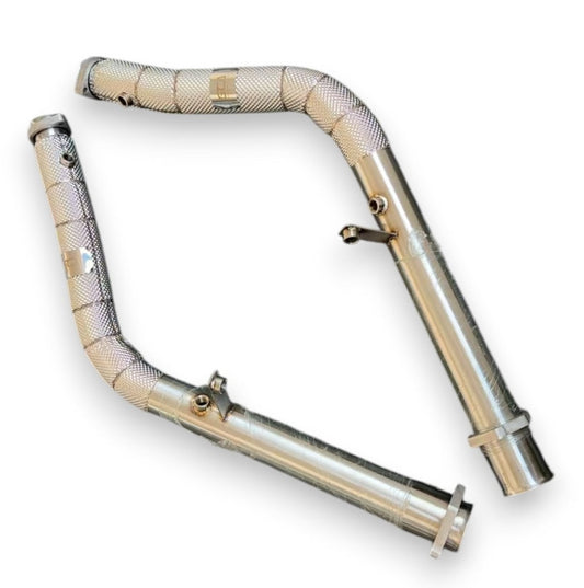 2013-2018 Mercedes G63 AMG Downpipes | W463 Yes Heat Shield / Racing Downpipe (No Cat) Downpipes