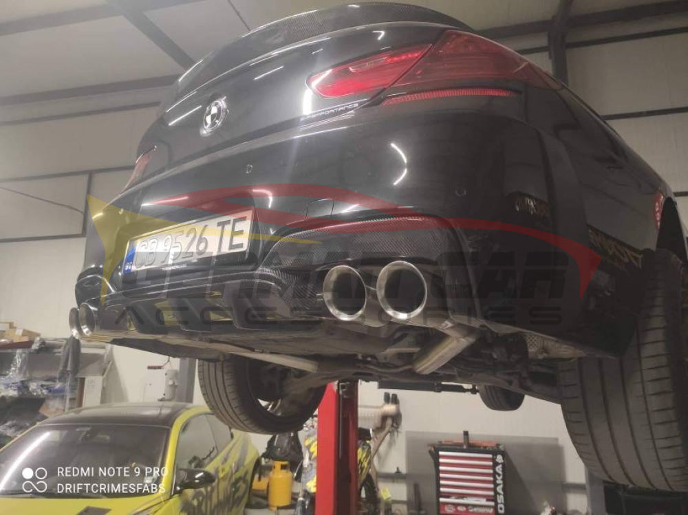 2013-2018 Bmw 6-Series/m6 Carbon Fiber Ak Style Rear Diffuser | F06/f12/f13