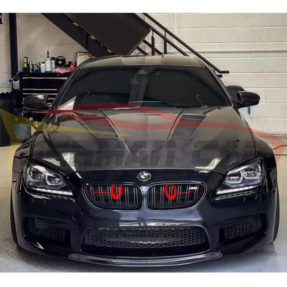 2013-2019 BMW 6-Series/M6 V Style Carbon Fiber Hood | F06/F12/F13 - Front Hood