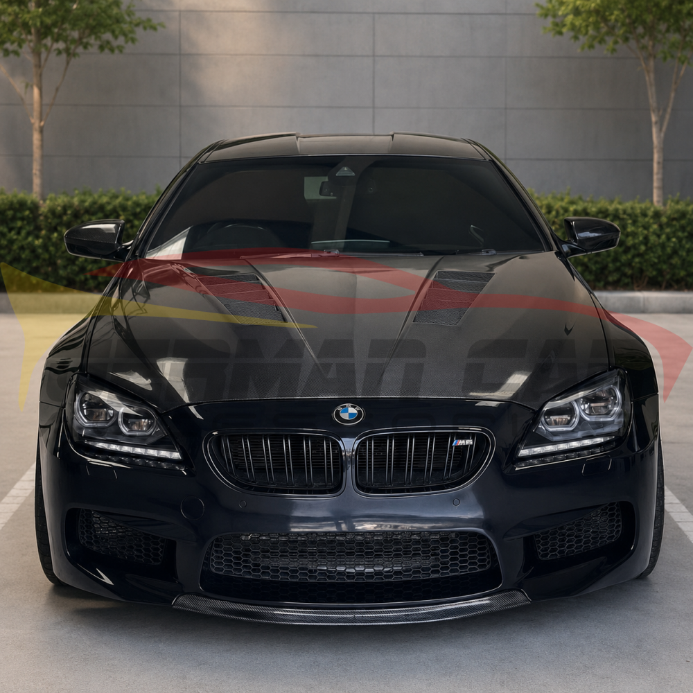 2013-2019 BMW 6-Series/M6 V Style Carbon Fiber Hood | F06/F12/F13 - Front Hood