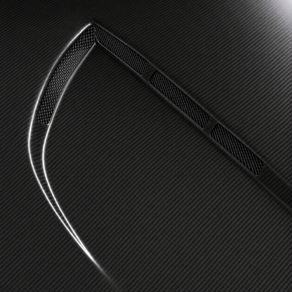 2013-2019 BMW 6-Series/M6 H Style Carbon Fiber Hood | F06/F12/F13