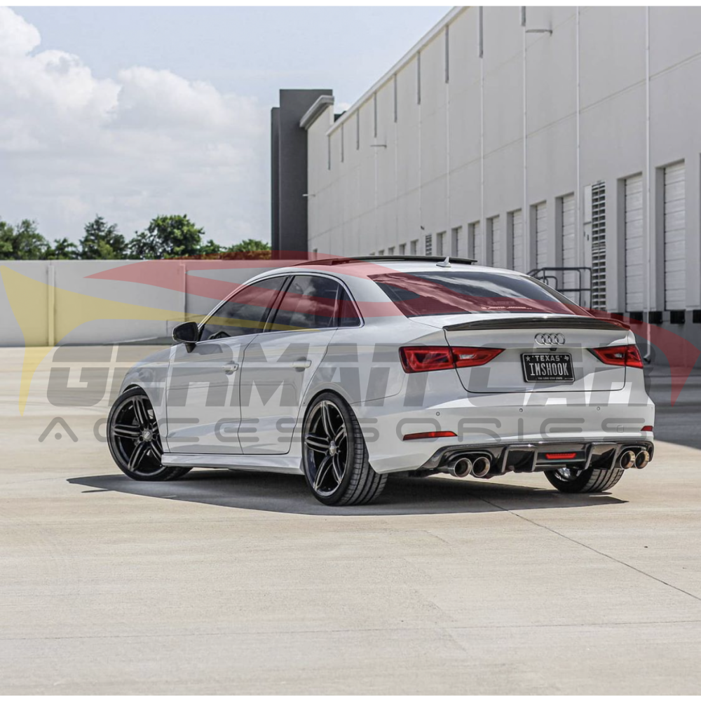 2014-2016 Audi A3/s3 Carbon Fiber Diffuser With Led Brake Light | 8V