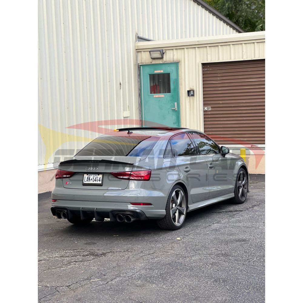 2014-2016 Audi A3/S3 V Style Carbon Fiber Trunk Spoiler | 8V Rear Spoilers