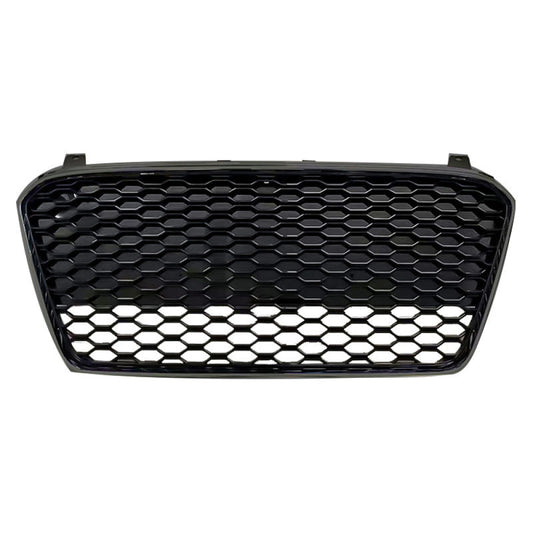 2014-2016 Audi R8 Style Honeycomb Grille | Mk1 Facelift Black Frame Mesh Front Grilles