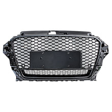 Load image into Gallery viewer, 2014-2016 Audi Rs3 Style Honeycomb Grille With Lower Mesh | 8V A3/S3 Black Frame Front Grilles
