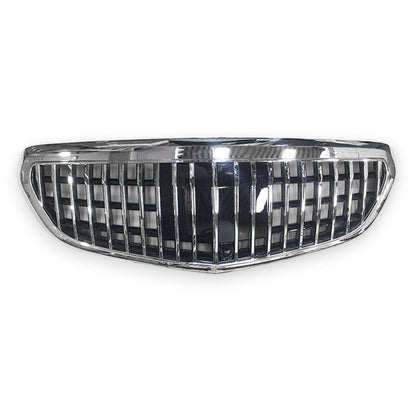 2014-2016 Mercedes-Benz E-Class Maybach Style Front Grille | W212 Face Lift - Chrome Silver - Front Grilles