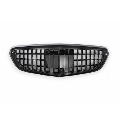 2014-2016 Mercedes-Benz E-Class Maybach Style Front Grille | W212 Face Lift - Gloss Black - Front Grilles