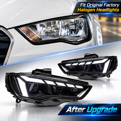 2014-2016 Audi A3/S3 RS5 Style LED Headlights | 8V