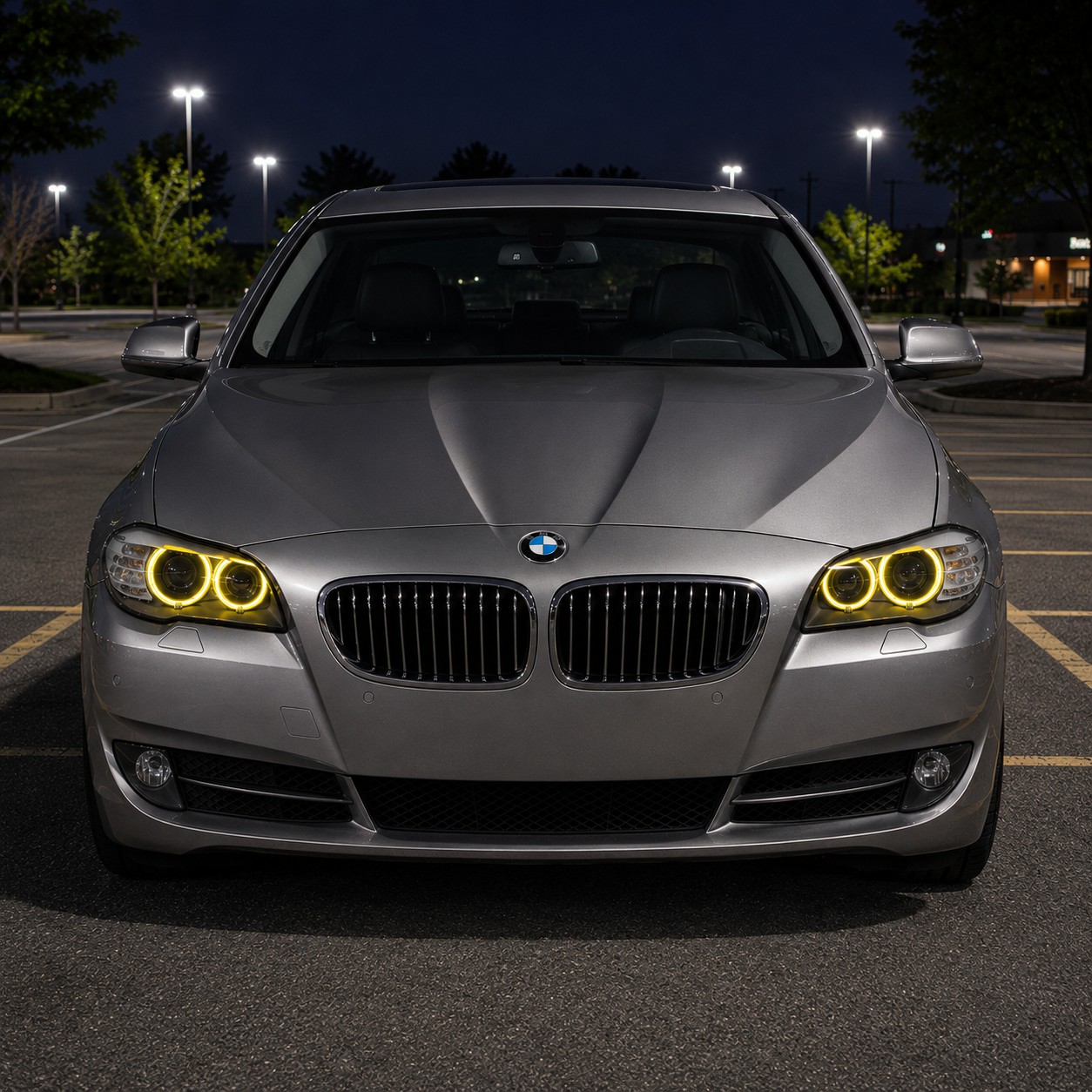 2010-2017 BMW 5-Series/M5 Headlights Yellow DRL Modules | F10/F11/F07