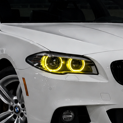 2010-2017 BMW 5-Series/M5 Headlights Yellow DRL Modules | F10/F11/F07