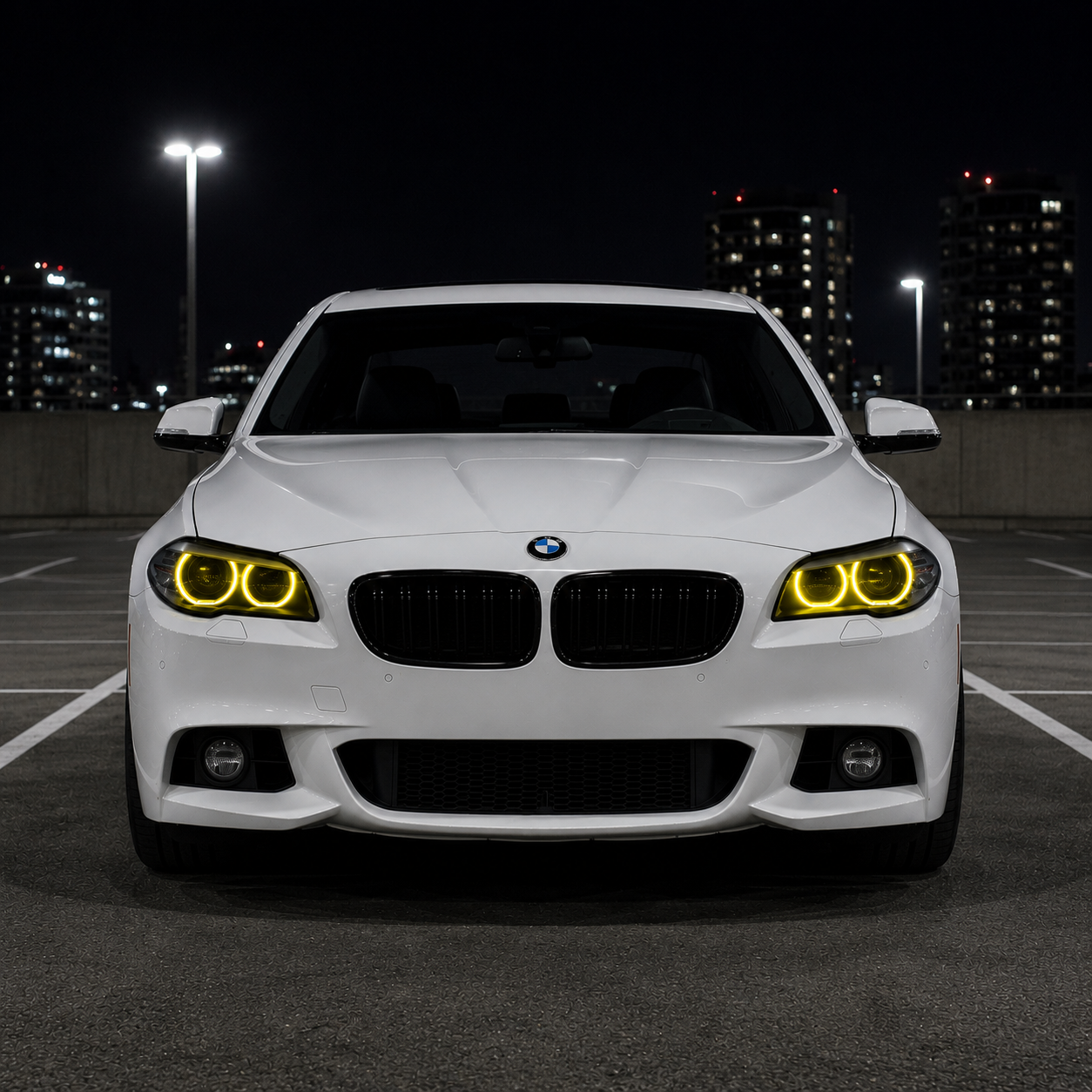 2010-2017 BMW 5-Series/M5 Headlights Yellow DRL Modules | F10/F11/F07