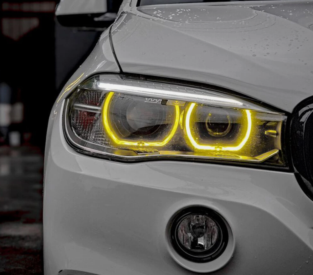 2014-2018 BMW X3/X4 CSL Style Headlights Yellow DRL Modules | F25/F26 - DRL Modules