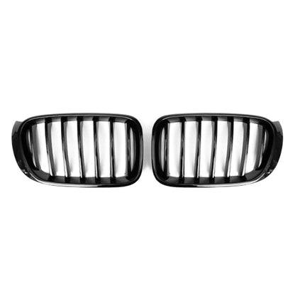 2014-2018 Bmw X3/X4 Single Slat Kidney Grilles | F25/F26 Gloss Black