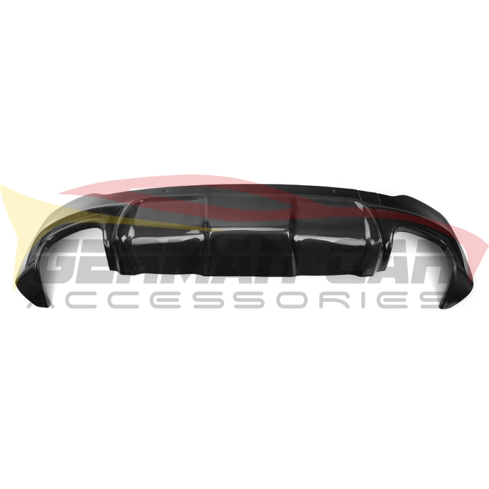 2014-2018 Bmw X4 3D Style Carbon Fiber Rear Diffuser | F26 Mirror Caps