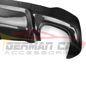 2014-2018 Bmw X4 3D Style Carbon Fiber Rear Diffuser | F26 Mirror Caps