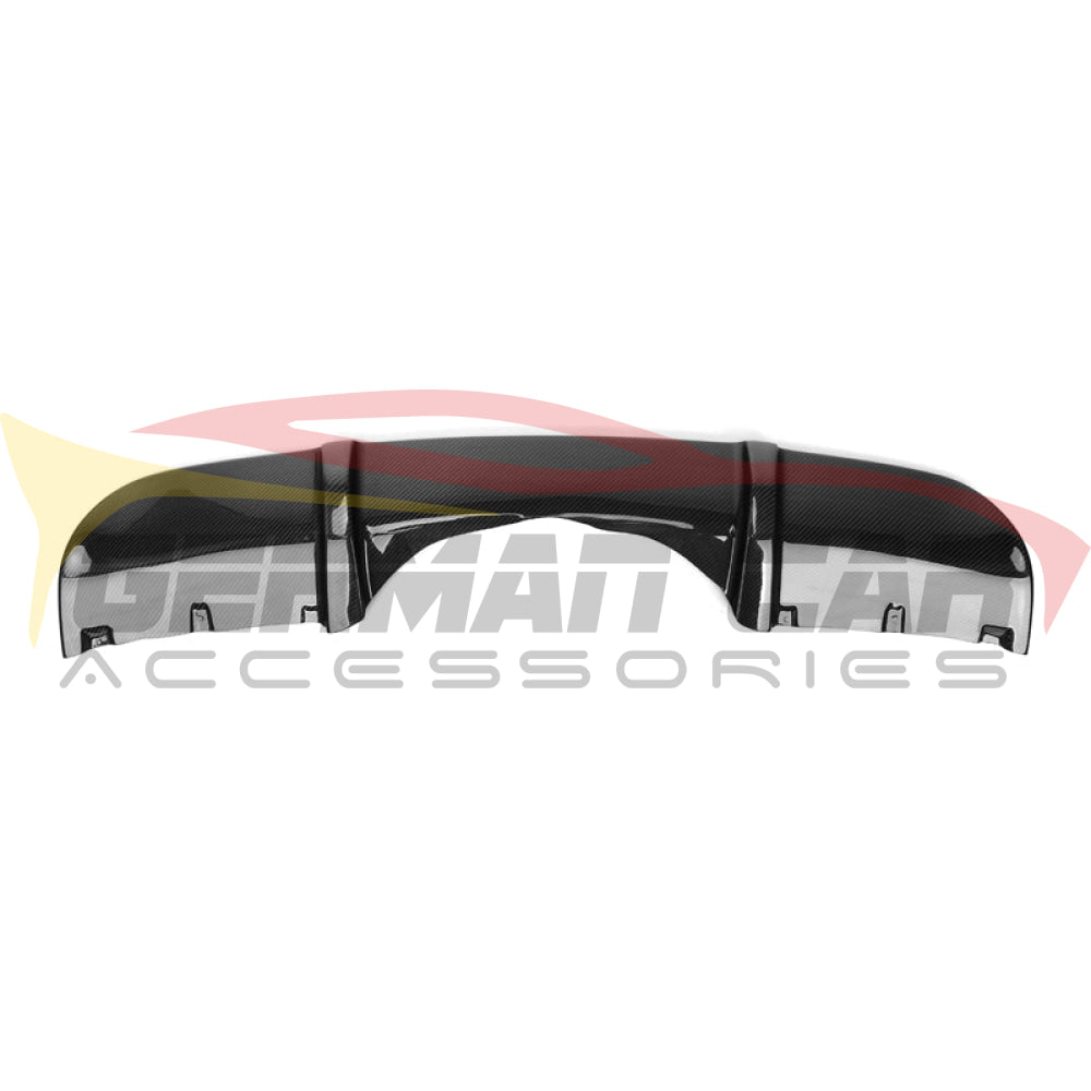 2014-2018 Bmw X5 M Performance Style Carbon Fiber Rear Diffuser With Splitters | F15 Mirror Caps